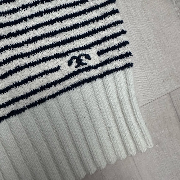 Tory Burch Striped Cotton-Bouclé Shirt - Picture 4 of 6